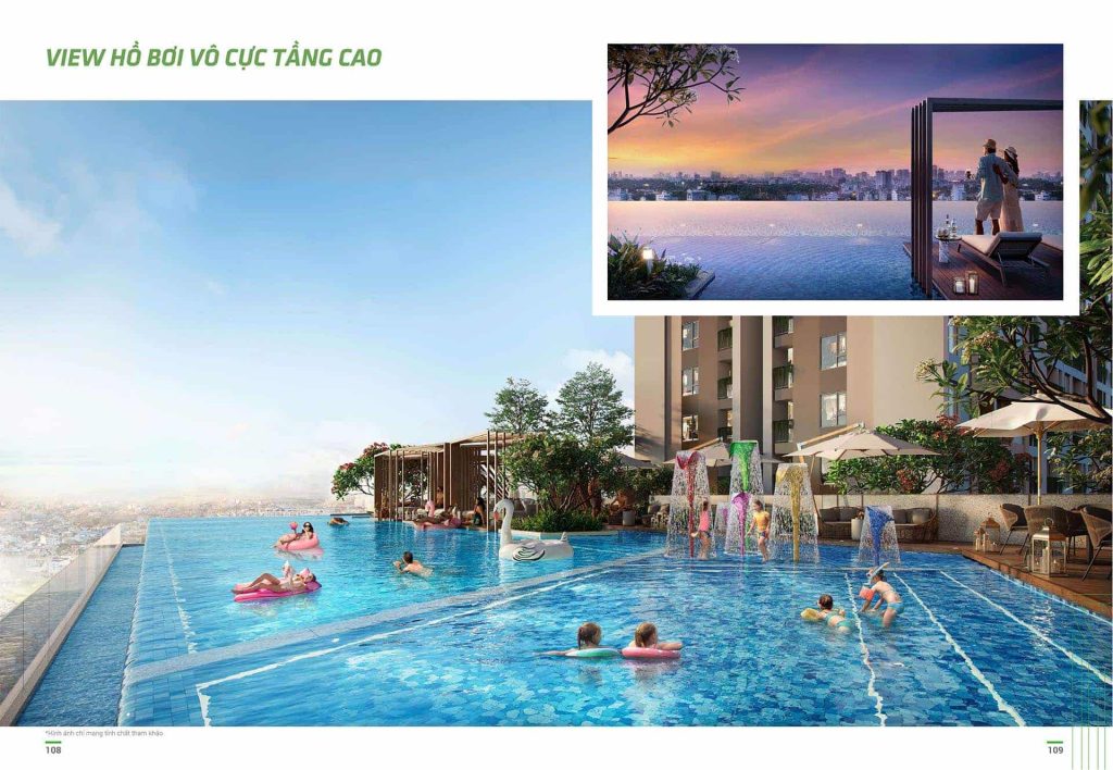 Hồ bơi trên cao tại picity sky park
