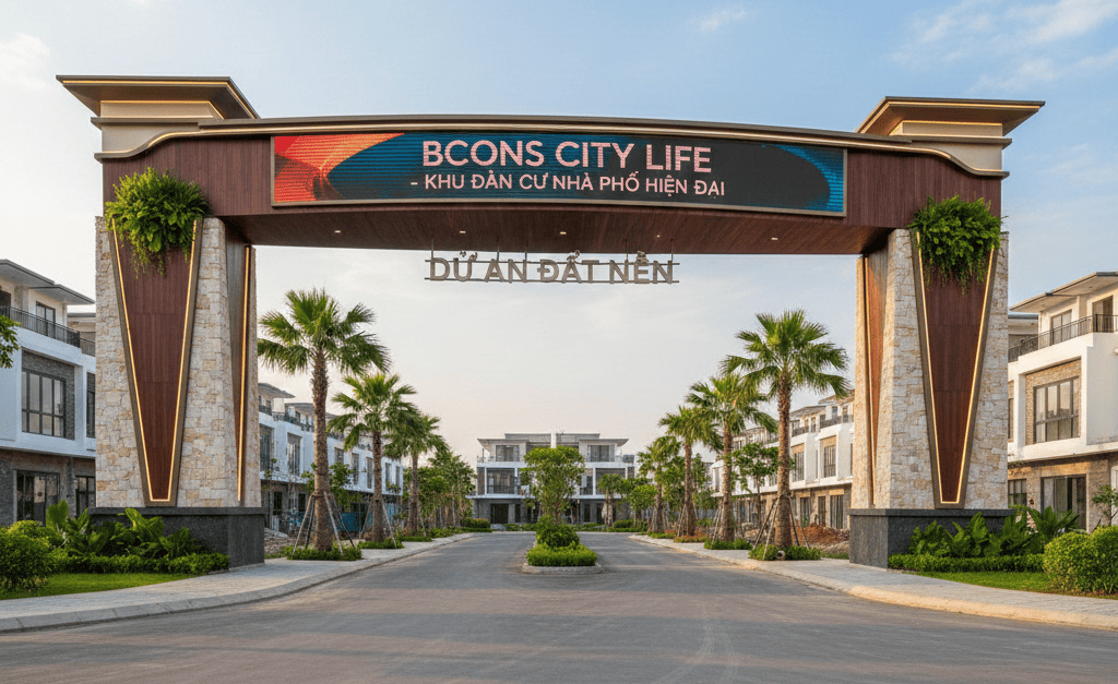 Phối cảnh Bcons City Life Uyên Hưng Tân Uyên