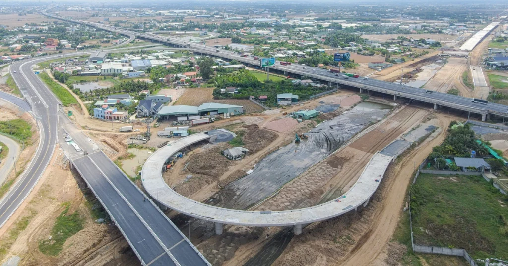 Tiến độ vành đai 3 long an
