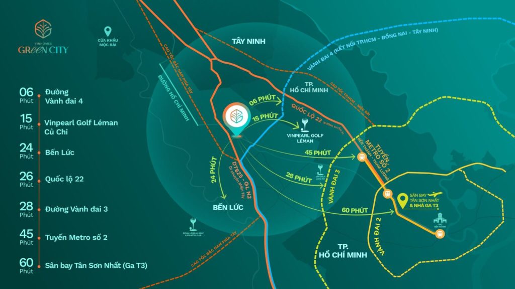 Vị trí hành chính của Vinhomes Green City Vị trí hành chính của Vinhomes Green City